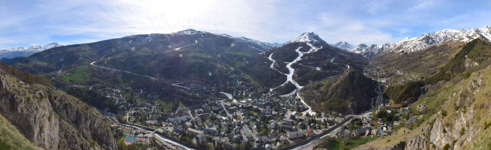 Webcam Valloire, village (depuis Poingt Ravier)