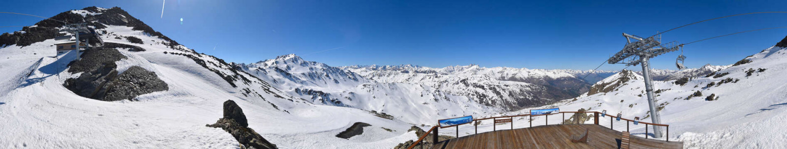 Webcam Valmeinier, sommet du Gros Crey (arrivée télésiège Sandonière)